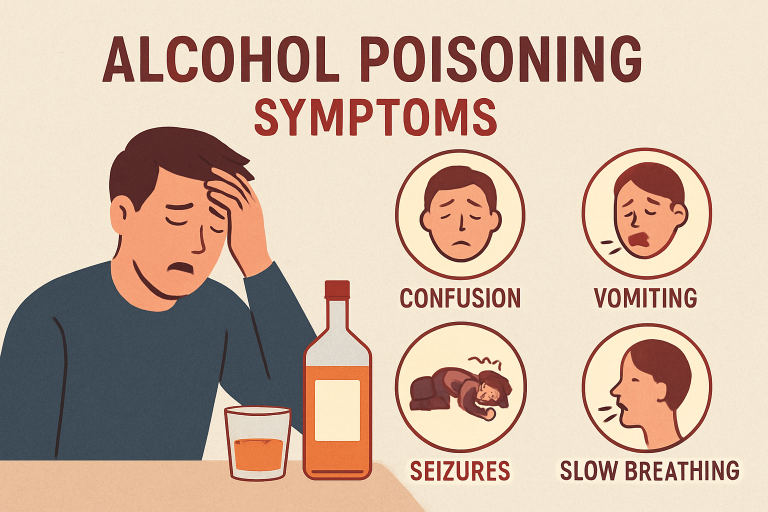 alcohol poisoning signs