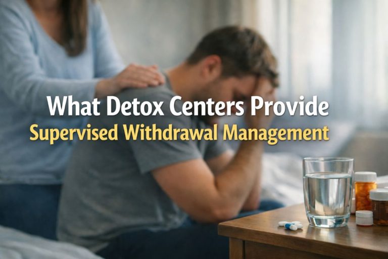 What Detox Centers Provide Supervised Withdrawal Management