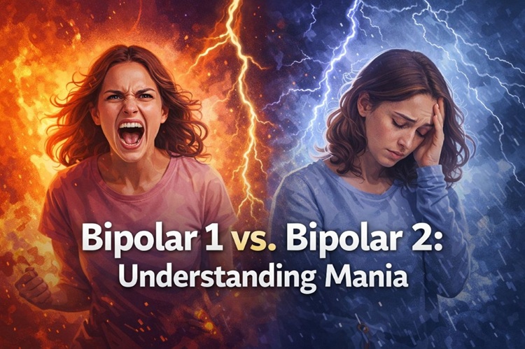 Bipolar 1 vs. Bipolar 2 Understanding Mania