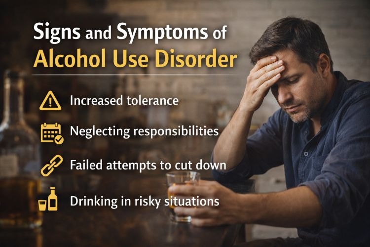 Signs and Symptoms of Alcohol Use Disorder