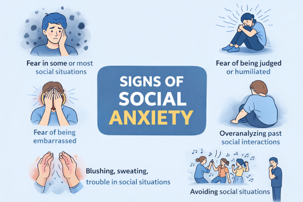 Signs and Symptoms of Social Anxiety