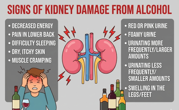 Comparison of Normal vs. Alcohol-Impacted Renal Function