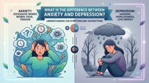 What is the Difference Between Anxiety and Depression?