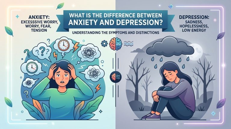 What is the Difference Between Anxiety and Depression?