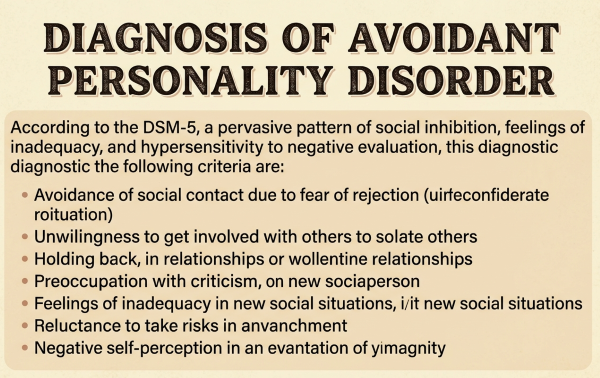 diagnosis of avoidant personality disorder
