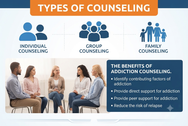 types of counselling