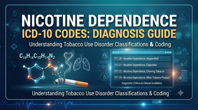 Nicotine Dependence ICD-10 Codes: Diagnosis Guide