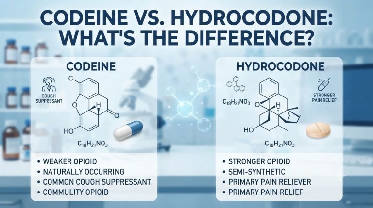 Codeine vs. Hydrocodone: What's the Difference?