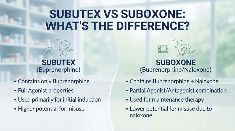 Suboxone vs Subutex: Key Differences in Addiction Care