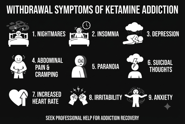 withdrawal symptoms of ketamine addiction